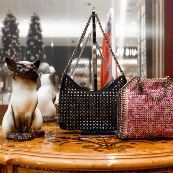 Stella McCartney Pink and Silver Shoulder Bag - Picture 4 of 11